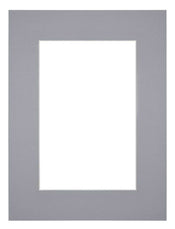 Passe Partout 45x60cm Carton Gris Bord 6cm Droit De Face | Yourdecoration.fr