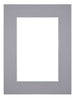 Passe Partout 45x60cm Carton Gris Bord 6cm Droit De Face | Yourdecoration.fr