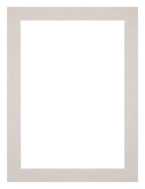 Passe Partout 45x60cm Carton Gris Graniet Bord 3cm Droit De Face | Yourdecoration.fr