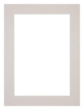 Passe Partout 45x60cm Carton Gris Graniet Bord 4cm Droit De Face | Yourdecoration.fr