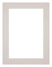 Passe Partout 45x60cm Carton Gris Graniet Bord 4cm Droit De Face | Yourdecoration.fr