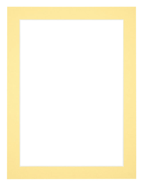 Passe Partout 45x60cm Carton Jaune Bord 3cm Droit De Face | Yourdecoration.fr