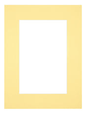 Passe Partout 45x60cm Carton Jaune Bord 6cm Droit De Face | Yourdecoration.fr