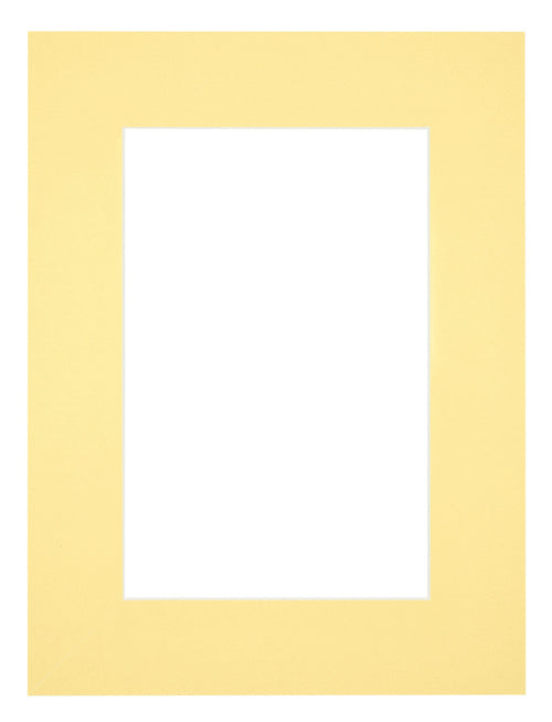 Passe Partout 45x60cm Carton Jaune Bord 6cm Droit De Face | Yourdecoration.fr