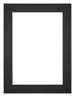 Passe Partout 45x60cm Carton Noir Bord 4cm Droit De Face | Yourdecoration.fr