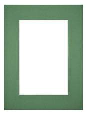Passe Partout 45x60cm Carton Vert Foret Bord 6cm Droit De Face | Yourdecoration.fr