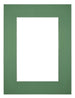 Passe Partout 45x60cm Carton Vert Foret Bord 6cm Droit De Face | Yourdecoration.fr