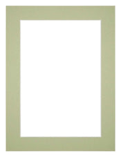 Passe Partout 45x60cm Carton Vert Menthe Bord 4cm Droit De Face | Yourdecoration.fr