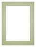 Passe Partout 45x60cm Carton Vert Menthe Bord 4cm Droit De Face | Yourdecoration.fr