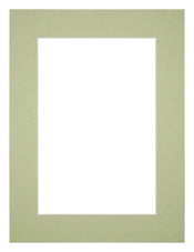 Passe Partout 45x60cm Carton Vert Menthe Bord 5cm Droit De Face | Yourdecoration.fr