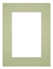 Passe Partout 45x60cm Carton Vert Menthe Bord 6cm Droit De Face | Yourdecoration.fr