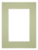 Passe Partout 45x60cm Carton Vert Menthe Bord 6cm Droit De Face | Yourdecoration.fr