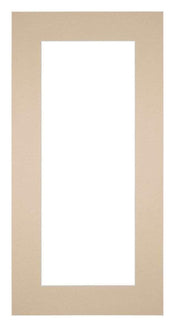 Passe Partout 45x80cm Carton Beige Bord 6cm Droit De Face | Yourdecoration.fr