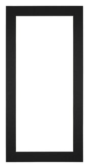 Passe Partout 45x80cm Carton Noir Bord 4cm Droit De Face | Yourdecoration.fr