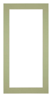 Passe Partout 45x80cm Carton Vert Menthe Bord 4cm Droit De Face | Yourdecoration.fr