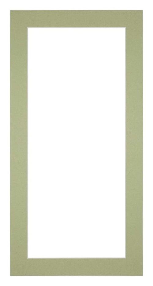 Passe Partout 45x80cm Carton Vert Menthe Bord 4cm Droit De Face | Yourdecoration.fr