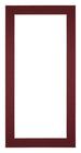 Passe Partout 45x80cm Carton Vin Rouge Bord 4cm Droit De Face | Yourdecoration.fr