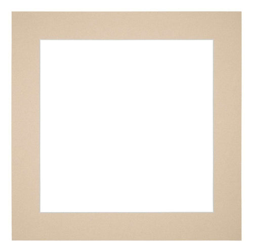 Passe Partout 50x50cm Carton Beige Bord 5cm Droit De Face | Yourdecoration.fr