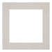 Passe Partout 50x50cm Carton Gris Graniet Bord 6cm Droit De Face | Yourdecoration.fr