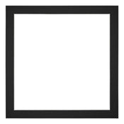 Passe Partout 50x50cm Carton Noir Bord 3cm Droit De Face | Yourdecoration.fr