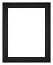 Passe Partout 50x60cm Carton Noir Bord 5cm Droit De Face | Yourdecoration.fr