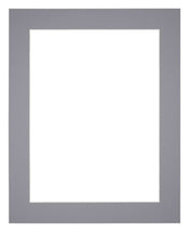 Passe Partout 50x65cm Carton Gris Bord 5cm Droit De Face | Yourdecoration.fr