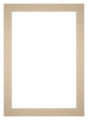 Passe Partout 50x70cm Carton Beige Bord 5cm Droit De Face | Yourdecoration.fr