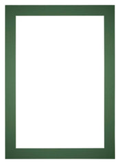 Passe Partout 50x70cm Carton Vert Foret Bord 5cm Droit De Face | Yourdecoration.fr