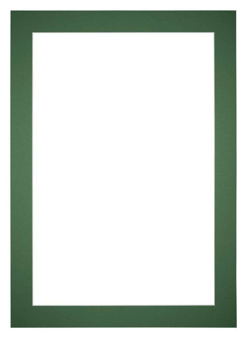 Passe Partout 50x70cm Carton Vert Foret Bord 5cm Droit De Face | Yourdecoration.fr