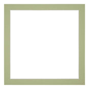Passe Partout 55x55cm Carton Vert Menthe Bord 3cm Droit De Face | Yourdecoration.fr