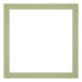 Passe Partout 55x55cm Carton Vert Menthe Bord 3cm Droit De Face | Yourdecoration.fr