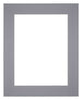 Passe Partout 56x71cm Carton Gris Bord 6cm Droit De Face | Yourdecoration.fr