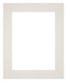 Passe Partout 56x71cm Carton Gris Clair Bord 6cm Droit De Face | Yourdecoration.fr