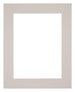 Passe Partout 56x71cm Carton Gris Graniet Bord 6cm Droit De Face | Yourdecoration.fr