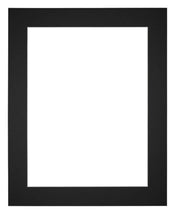 Passe Partout 56x71cm Carton Noir Bord 5cm Droit De Face | Yourdecoration.fr