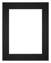 Passe Partout 56x71cm Carton Noir Bord 6cm Droit De Face | Yourdecoration.fr