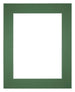 Passe Partout 56x71cm Carton Vert Foret Bord 6cm Droit De Face | Yourdecoration.fr
