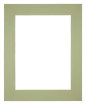 Passe Partout 56x71cm Carton Vert Menthe Bord 6cm Droit De Face | Yourdecoration.fr