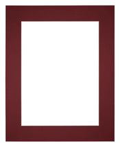 Passe Partout 56x71cm Carton Vin Rouge Bord 6cm Droit De Face | Yourdecoration.fr