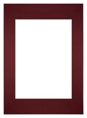 Passe Partout 59 4x84cm A1 A2 Carton Vin Rouge Bord Droit De Face | Yourdecoration.fr
