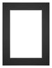 Passe Partout 60x80cm Carton Noir Bord 5cm Droit De Face | Yourdecoration.fr