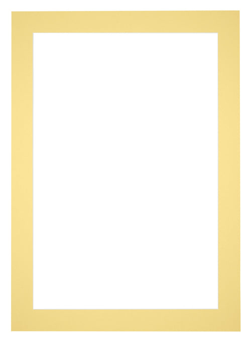 Passe Partout 60x84cm Carton Jaune Bord 5cm Droit De Face | Yourdecoration.fr