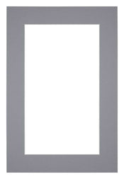 Passe Partout 60x90cm Carton Gris Bord 5cm Droit De Face | Yourdecoration.fr