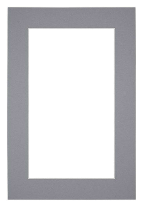 Passe Partout 60x90cm Carton Gris Bord 5cm Droit De Face | Yourdecoration.fr