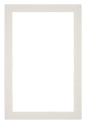 Passe Partout 60x90cm Carton Gris Clair Bord 3cm Droit De Face | Yourdecoration.fr