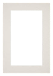 Passe Partout 60x90cm Carton Gris Clair Bord 5cm Droit De Face | Yourdecoration.fr