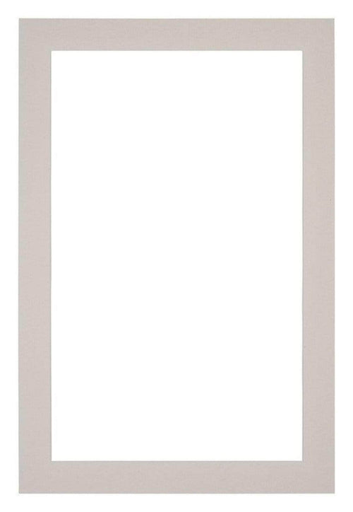 Passe Partout 60x90cm Carton Gris Graniet Bord 3cm Droit De Face | Yourdecoration.fr