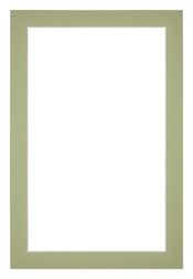 Passe Partout 60x90cm Carton Vert Menthe Bord 3cm Droit De Face | Yourdecoration.fr