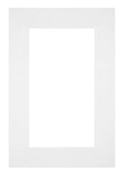 Passe Partout 61x91 5cm Carton Blanc Bord 6cm Droit De Face | Yourdecoration.fr