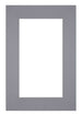 Passe Partout 61x91 5cm Carton Gris Bord 6cm Droit De Face | Yourdecoration.fr